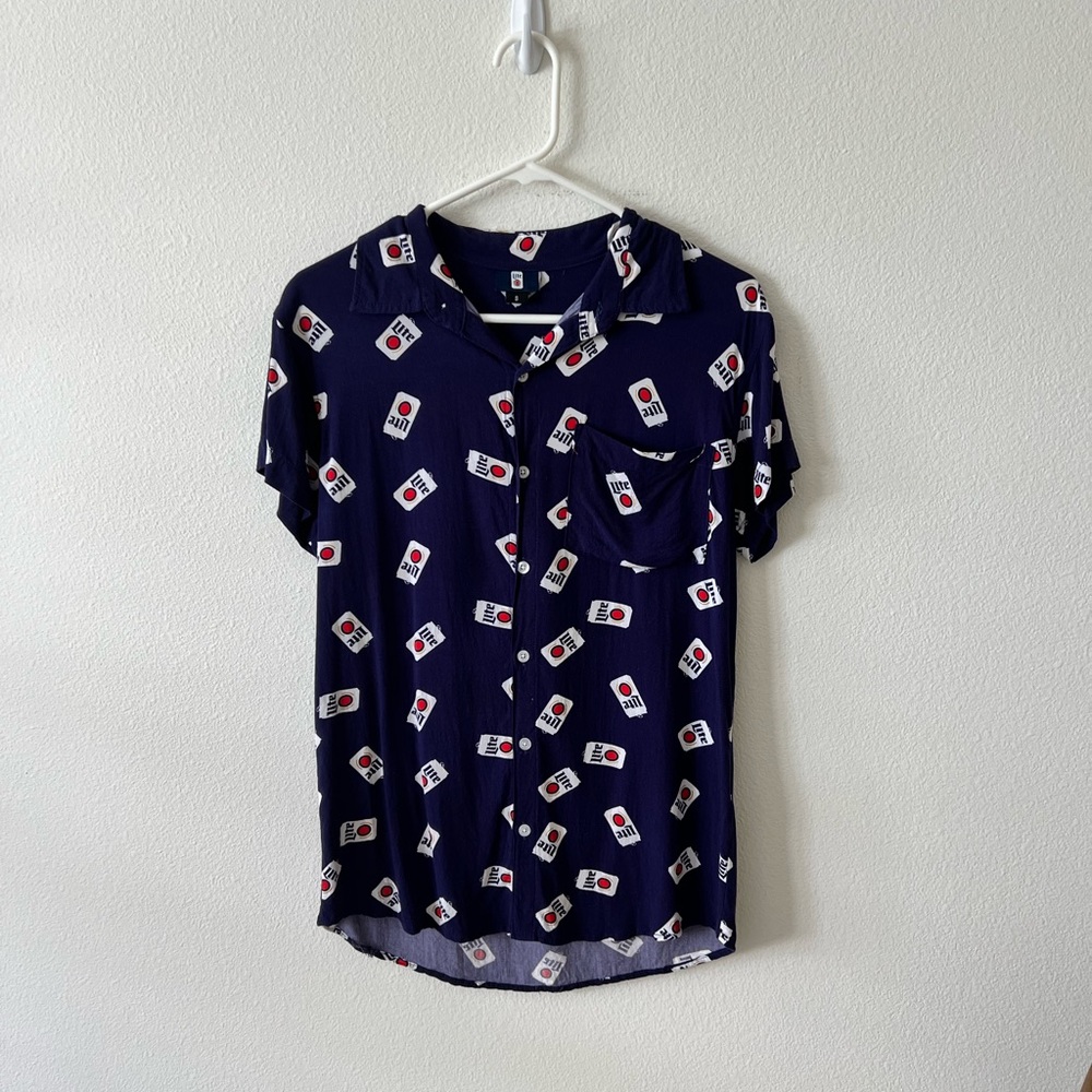 Miller lite button up